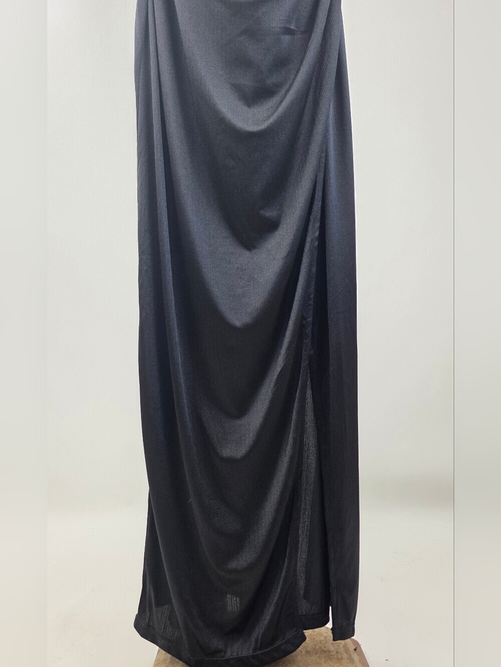 Popilush Women's Black Shimmer Off The Shoulder Multi Way Wear Maxi Dress XL - Picture 10 of 14